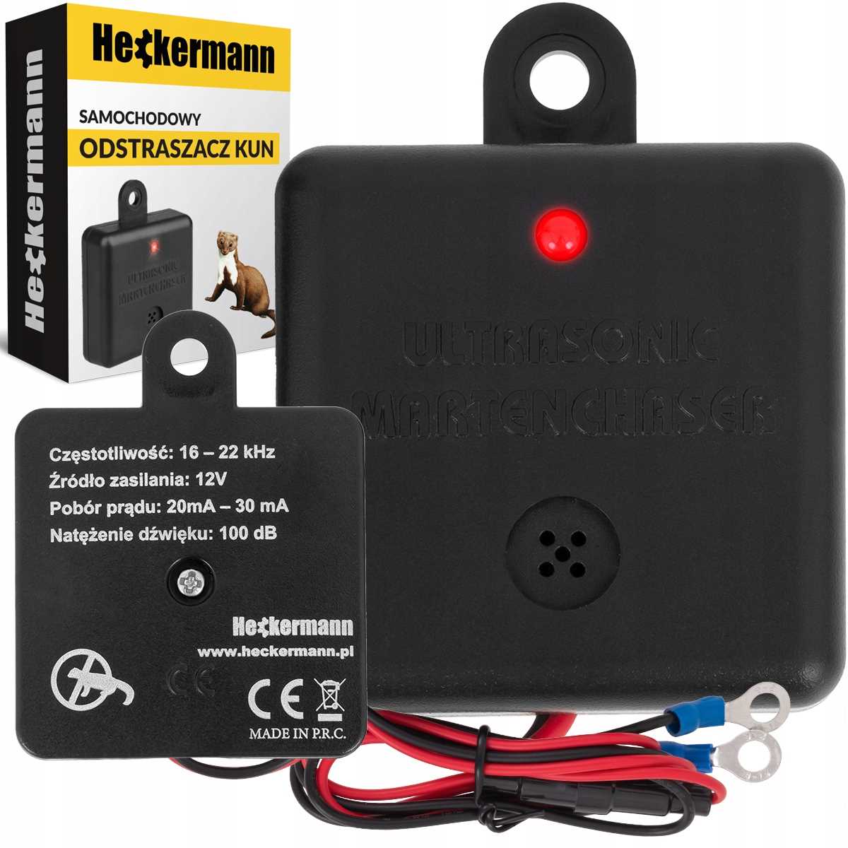 Heckermann ZN-506 – ultrazvukový odpudzovač kún do auta
